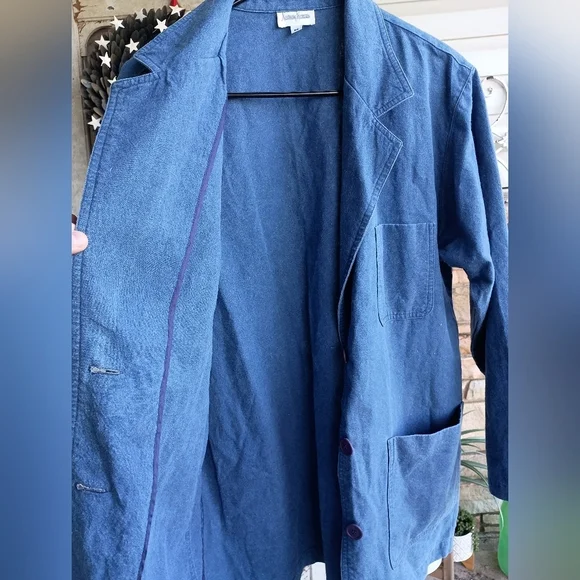 Vintage Neimen Marcus Blue Denim Women's Jacket_Medium - Picture 5 of 6